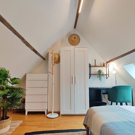 Art & Curiosity Cabinet Style Appartement With Paris View, Villa Des Ammonites Meudon Esterno foto