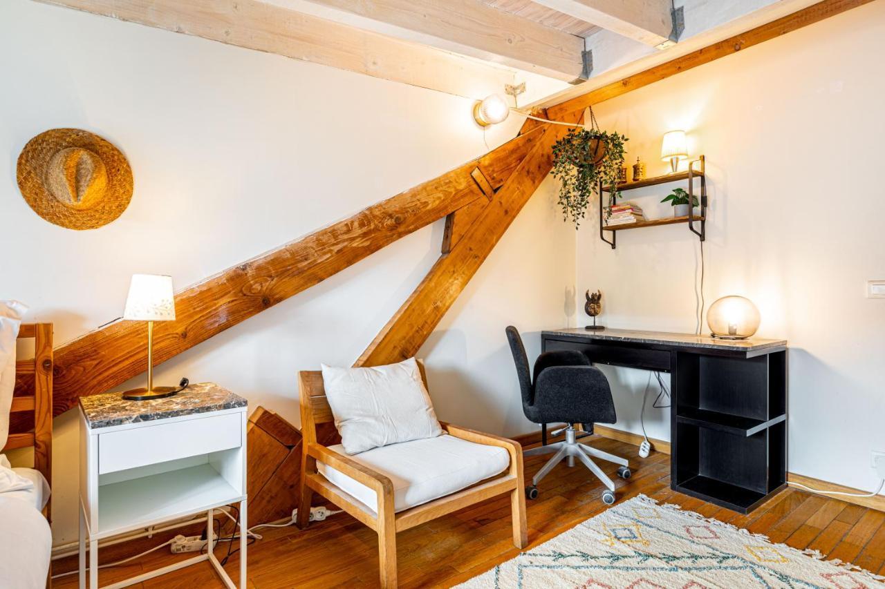 Art & Curiosity Cabinet Style Appartement With Paris View, Villa Des Ammonites Meudon Esterno foto