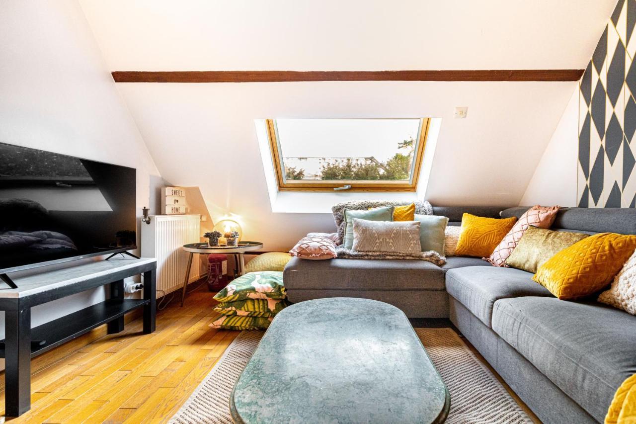 Art & Curiosity Cabinet Style Appartement With Paris View, Villa Des Ammonites Meudon Esterno foto